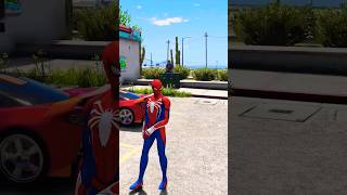 Homem-Aranha Dirigindo Super Carro #gta5 #gtaonline