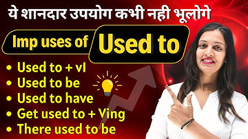 Used to - Master the Many Uses | English Speaking Practice | English with Khushi
