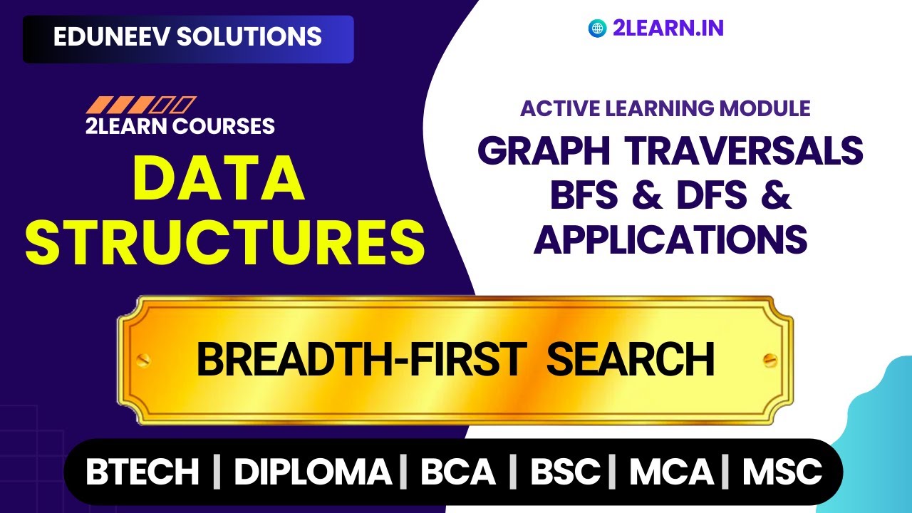 Graph Traversals BFS & DFS and Applications | Breadth-First Search ...