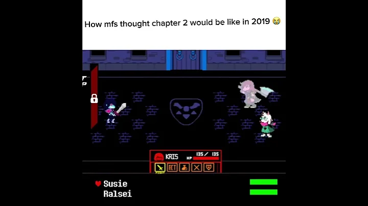Can’t believe Chara made me do this. #undertale #deltarune #ralsei #susiedeltarune #genocideroute