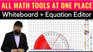 EdTech Tools Digital Whiteboard and Equation Editor for Online Math Teaching screenshot 1