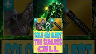 STRAND Titan Stronghold Build! Solo GM Alert The Sunless Cell | Destiny 2 Renegades