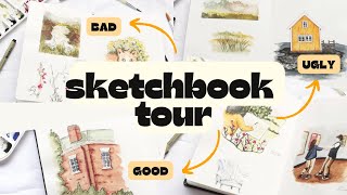 ✨SKETCHBOOK TOUR✨ Travel, Watercolour, Gouache, & Ink 🎨 2022-2024