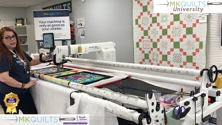 First Custom Quilting Project on the @HandiQuilter Infinity 28 w/MK of MK Quilts (Part 04)