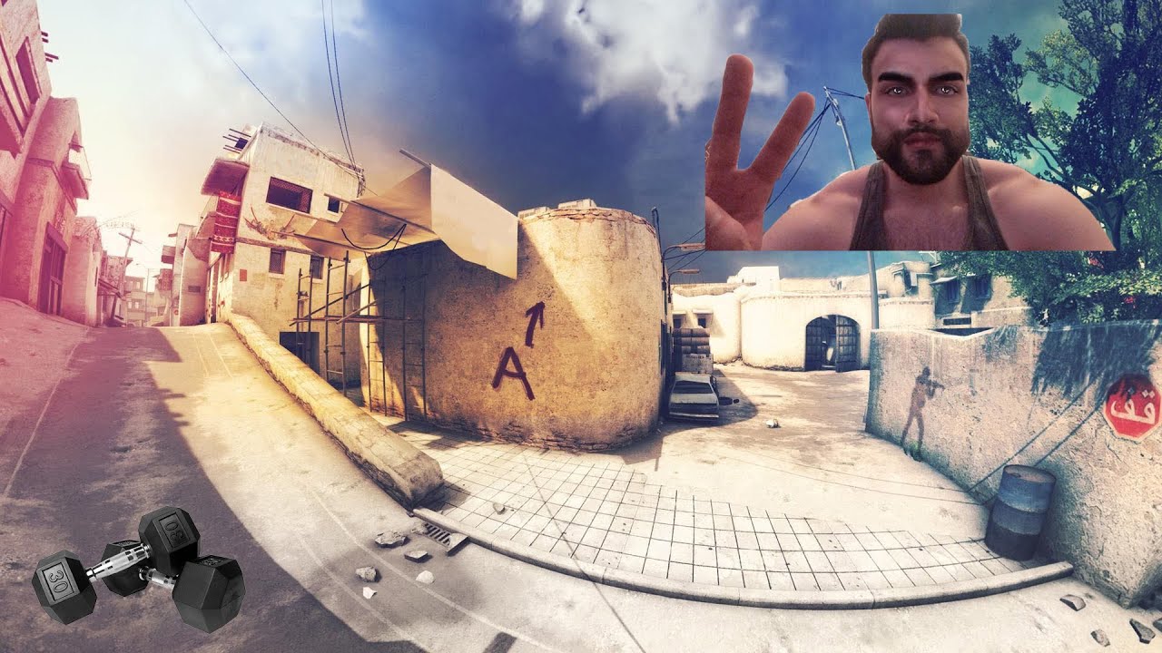 when a bodybuilder plays csgo - YouTube
