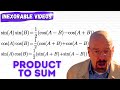 Deriving the Product-to-Sum Identities for sin(x) and cos(x) | Trigonometry