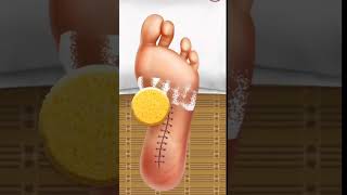 a poor man foot transformation #asmr #shorts