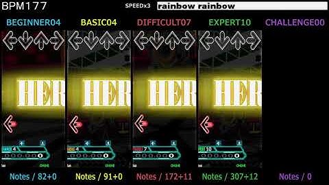 DDR / rainbow rainbow - SINGLE (DanceDanceRevolution SuperNOVA)