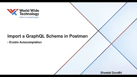 Import GraphQL Schema in Postman