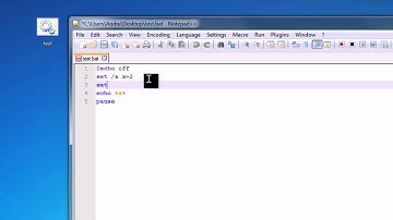 Windows Batch Scripting Episode 2 - Variables