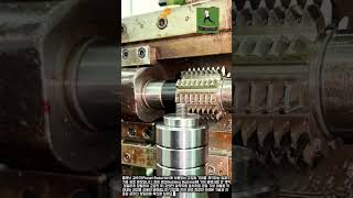 호빙 머신을 이용한 산업용 기어 제작 #worker #process #machine #industry #factory