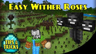 Easy WITHER ROSES | Minecraft Bedrock Tips & Tricks | MCPE XBOX PS SWITCH screenshot 4