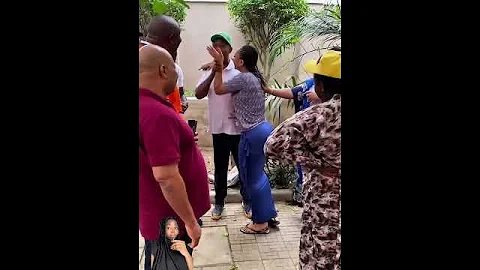 Regina Daniels Kneels to Beg Husband on Set After He Complains About Her Busy Schedule #shorts #fyp