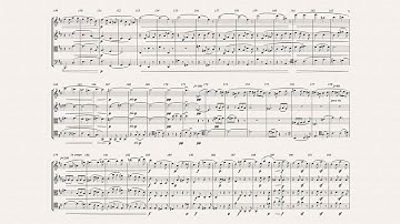 Beethoven String Quartet No 14 Op 131, virtual performance video score (Sibelius + Noteperformer 3)