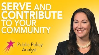 Public Policy Analyst: Why Consider a Career in Public Policy - Victoria Budson