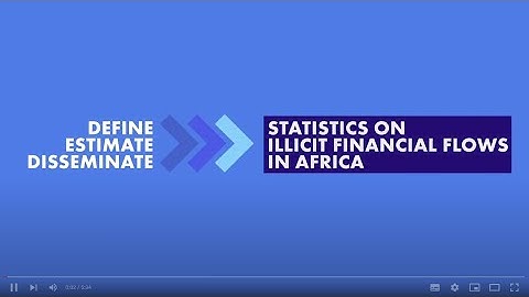 Define, Estimate & Disseminate Statistics on IFFs in Africa