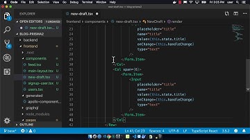 Fullstack with Prisma, Next.js and Docker 20- Add New Blog Draft Component to Next.js