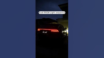 Check out the Audi RSQ8, light sequence. #audirs6 #audirsq8 #audi #carshorts