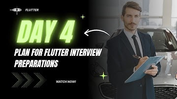 Fourth day Flutter interview preparation plan for experienced developers.#flutter#interviewquestions