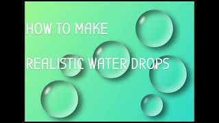 Figma tutorial for beginners. How to make realistic water drops screenshot 3