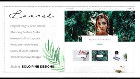 Laurel - A WordPress Blog & Shop Theme | Themeforest Download