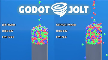 Jolt Physics Performance Test – Godot 4.4