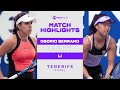 Camila Osorio Serrano vs. Ann Li | 2021 Tenerife Final | WTA Match Highlights