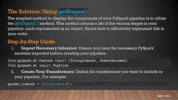 Understanding PySpark Pipelines: How to Retrieve Component Names in Your Pipeline