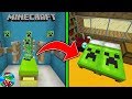 Como Hacer CAMAS SECRETAS en Minecraft Tutorial! -  Xbox One/Pocket Edition