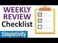 How to Do a Weekly Review That Works for You (Template)