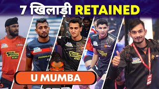 PKL 10 : U Mumba Confirmed Retained Players List | Pro Kabaddi Season 10