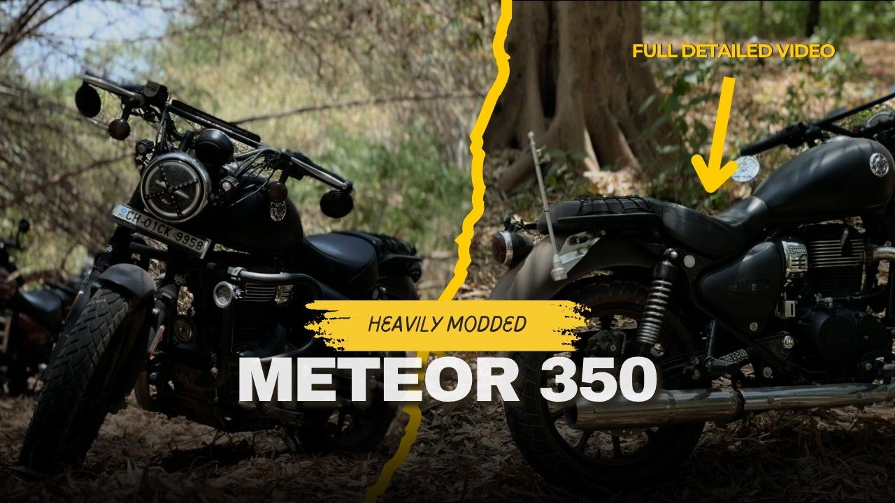 Ideas for Performance & Cosmetic mods for Meteor 350 || Full detailed ...