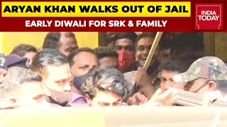 Aryan Khan Walks Out Of Arthur Road Jail After 28 Days In Custody, His Wait For 'Ghar Wapsi' Ends