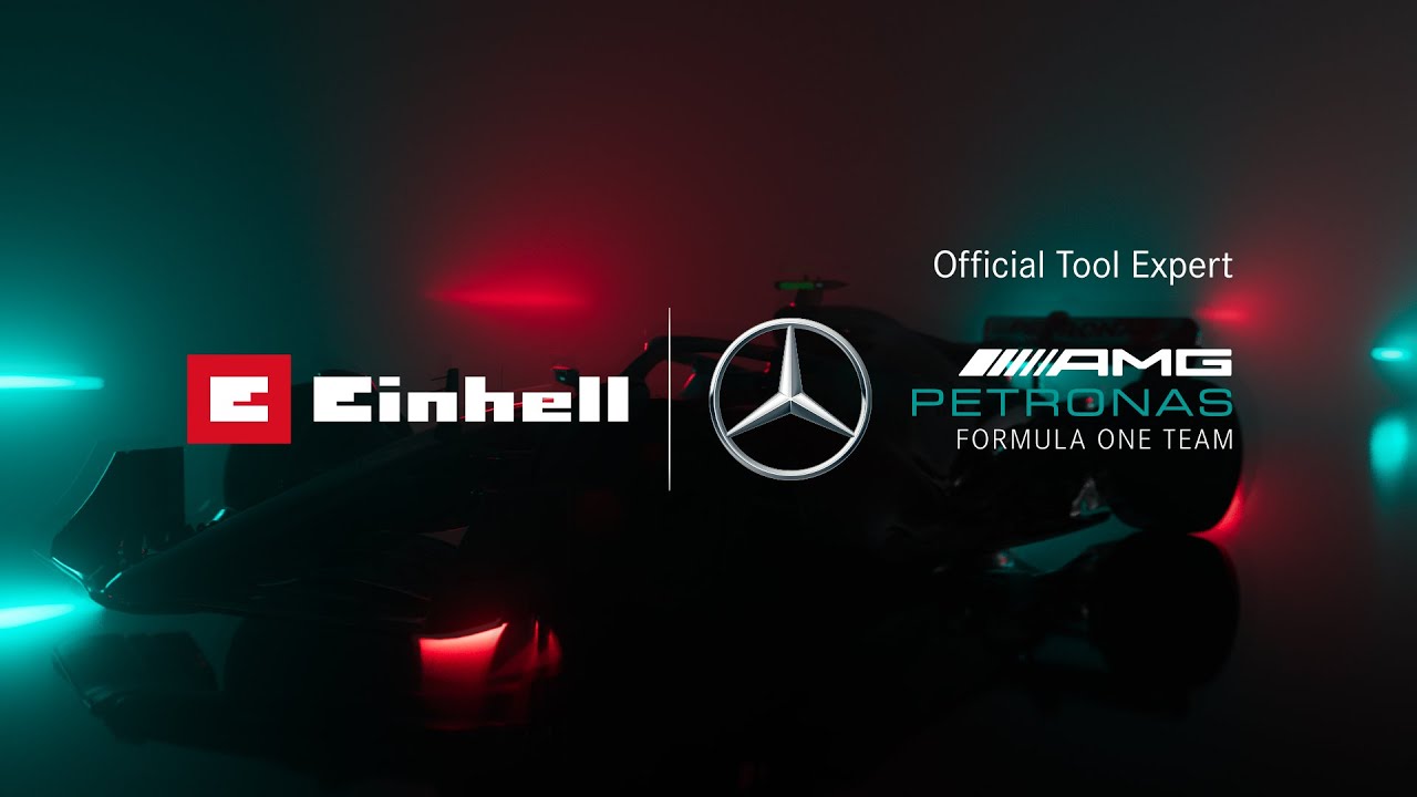 ⁣Einhell becomes partner of the Mercedes-AMG PETRONAS F1 Team