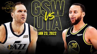 Golden State Warriors vs Utah Jazz Full Game Highlights | Jan 23, 2022 | FreeDawkins