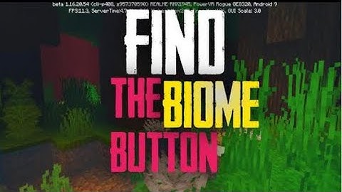 Find The Button Biome