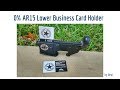 0% AR15 Lower Business Card Holder