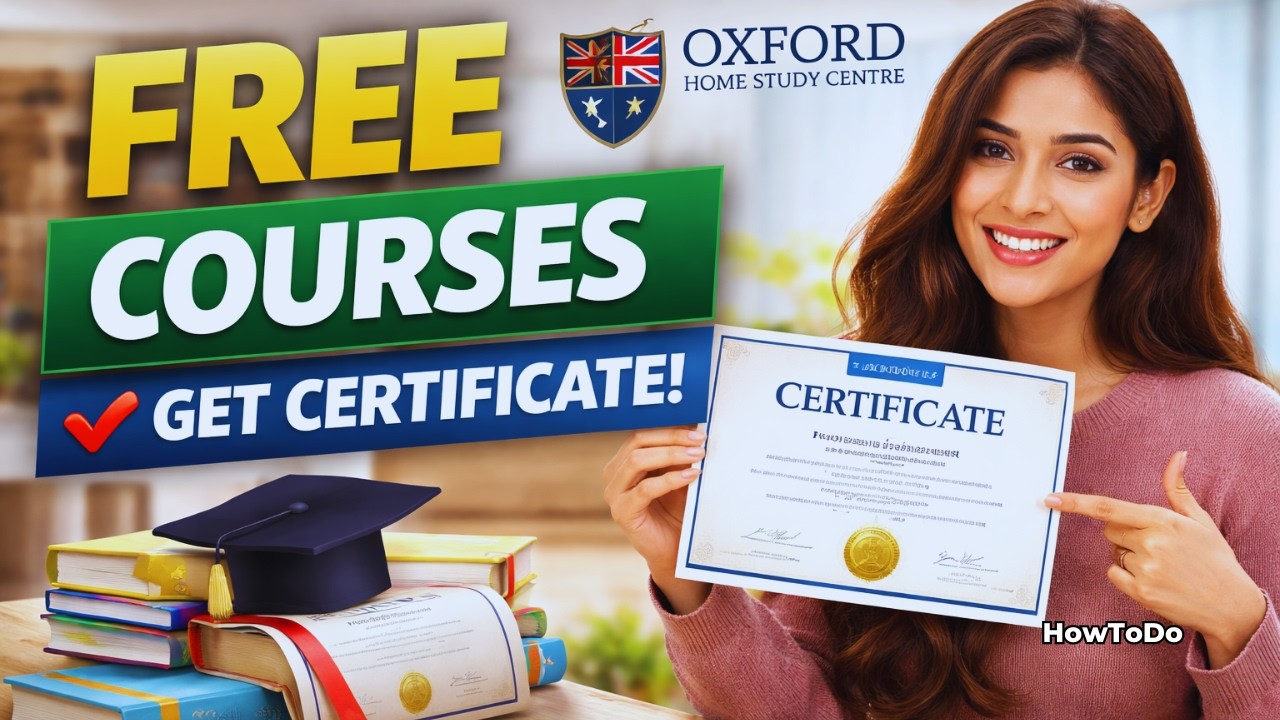 FREE Online Courses with Certificate 😍 | Oxford Home Study Centre (OHSC ...