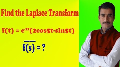 VTU Engineering Maths 2 Laplace transform using properties first problem by easy maths easy tricks