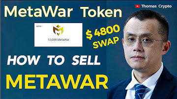 How to Swap MetaWar Token to BNB or Ethereum. How to Sell METAWAR Airdrop | Withdraw MetaWar Now!!