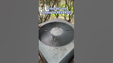 Is the Central AC Outdoor Unit Running in Reverse? #shorts #hvac #centralac #mikeypipes #pipedoctor
