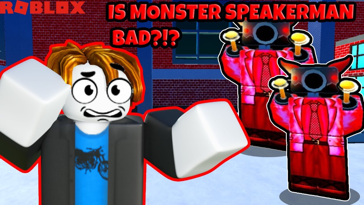 IS MONSTER SPEAKERMAN BAD IN ROBLOX TOILET TOWER DEFENSE?! - YouTube