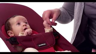 Baby Bouncer Balance Soft - Dark Gray/Gray Jersey Cotton Baby Bouncer screenshot 5