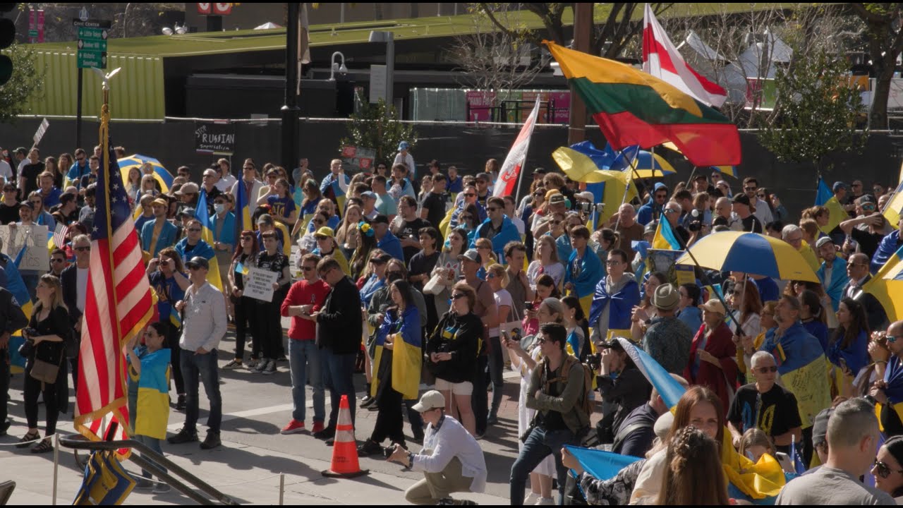 LA Ukrainian Community Commemorates 2 Years Since the Outbreak of the Full-Scale War in Ukraine