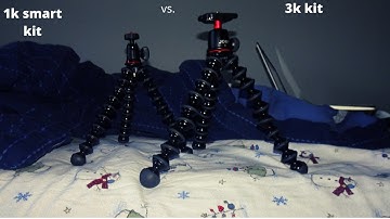 Mini review, Joby Gorillapod 3k vs  JOby Gorillapod 1k smart kit