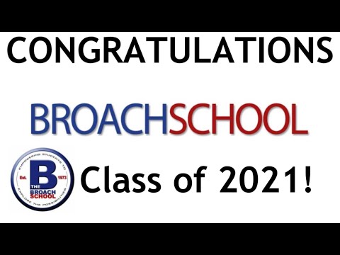 Broach School 2021 Graduation