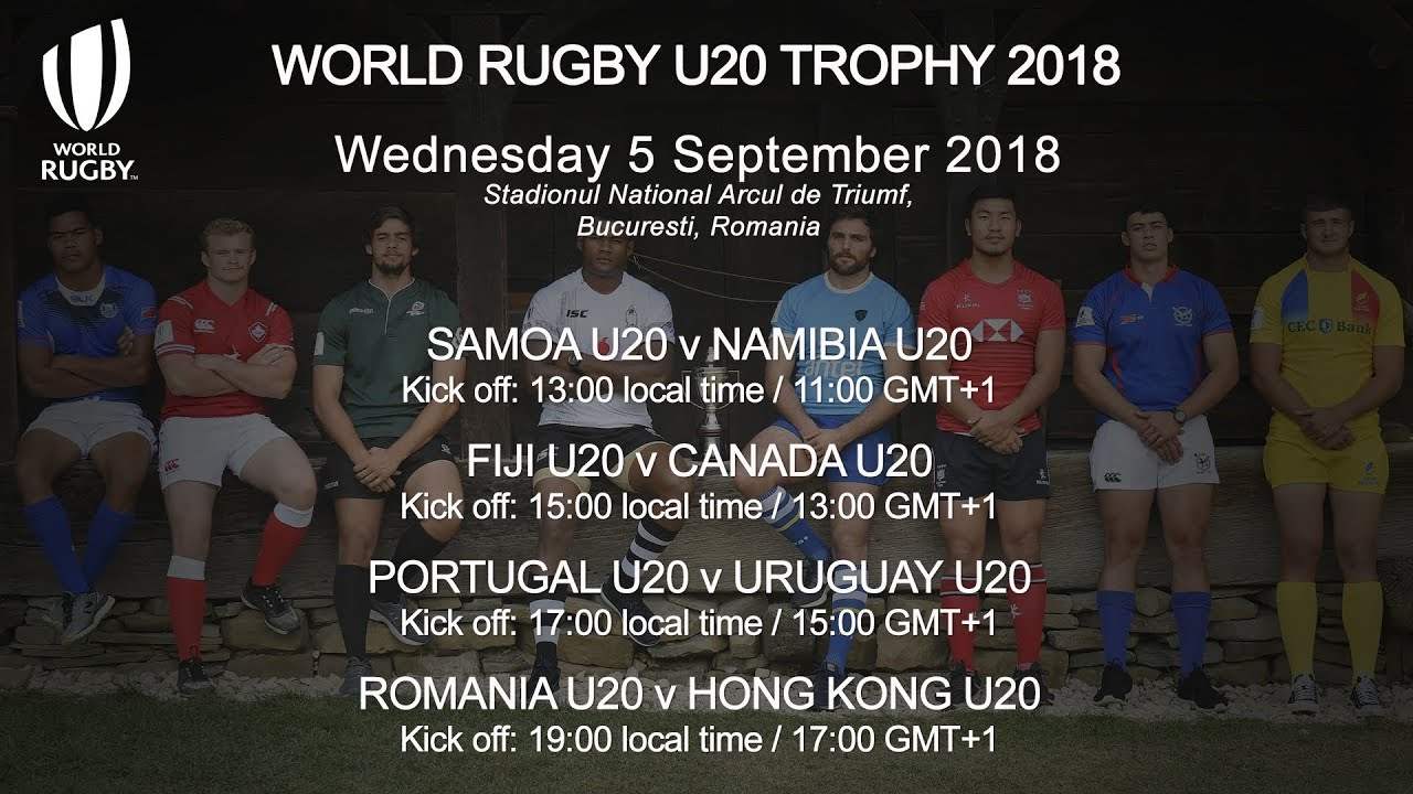 Live World Rugby U20 Trophy Matchday 3 - Romania v Hong Kong