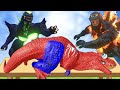 GODZILLA MONARCH: HULK Spinosaurus Vs Indominus Rex PREGNANT Dinosaurus Jurassic World Dominion 2