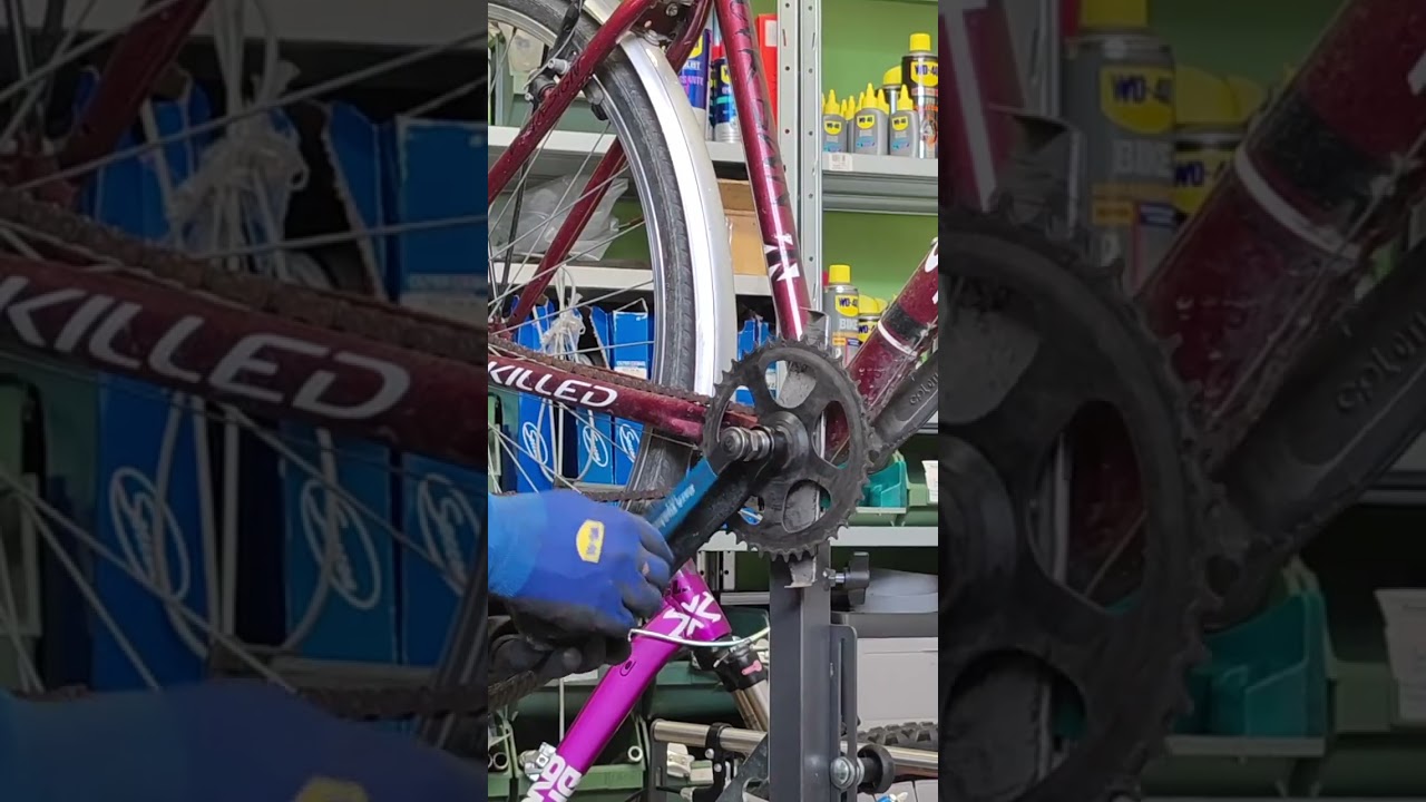 Come smontare e rimontare il movimento centrale a perno quadro della bici 