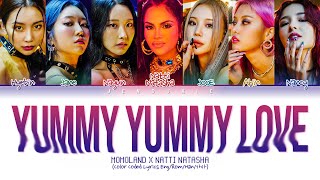 MOMOLAND X NATTI NATASHA Yummy Yummy Love Lyrics(Color Coded Lyrics)